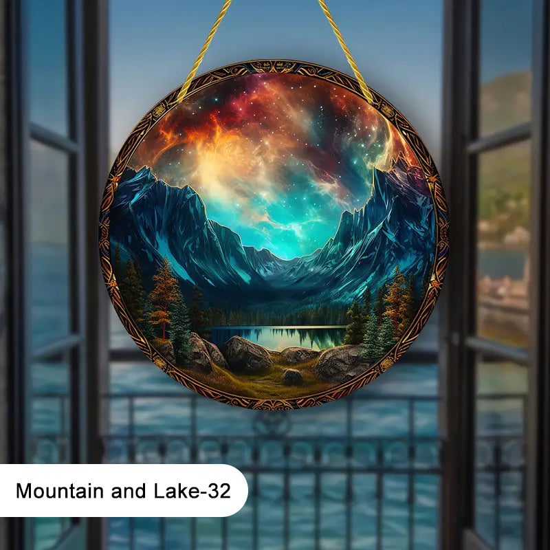 Doppelseitige Acryl-Fensteraufhängedekoration