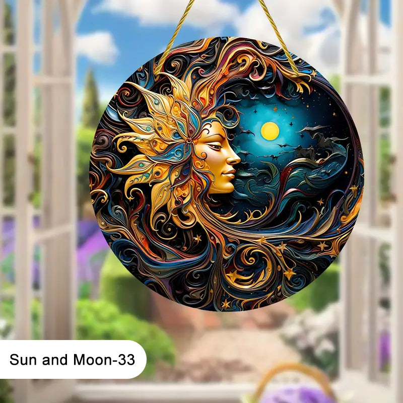 Doppelseitige Acryl-Fensteraufhängedekoration