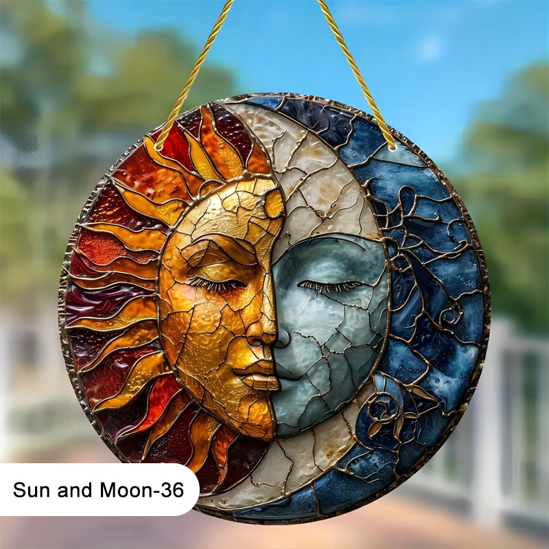 Doppelseitige Acryl-Fensteraufhängedekoration