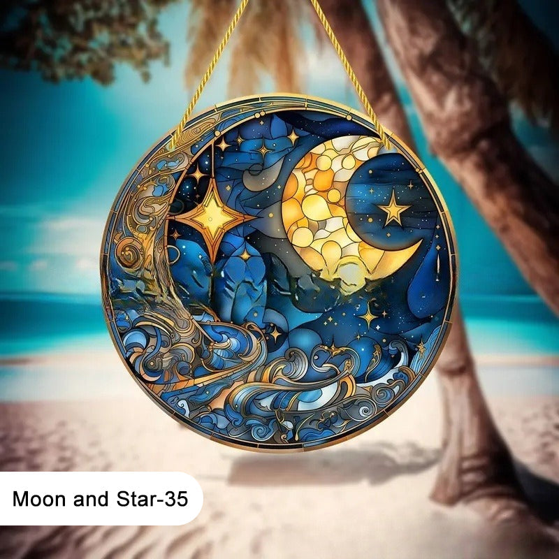 Doppelseitige Acryl-Fensteraufhängedekoration