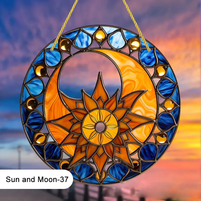 Doppelseitige Acryl-Fensteraufhängedekoration