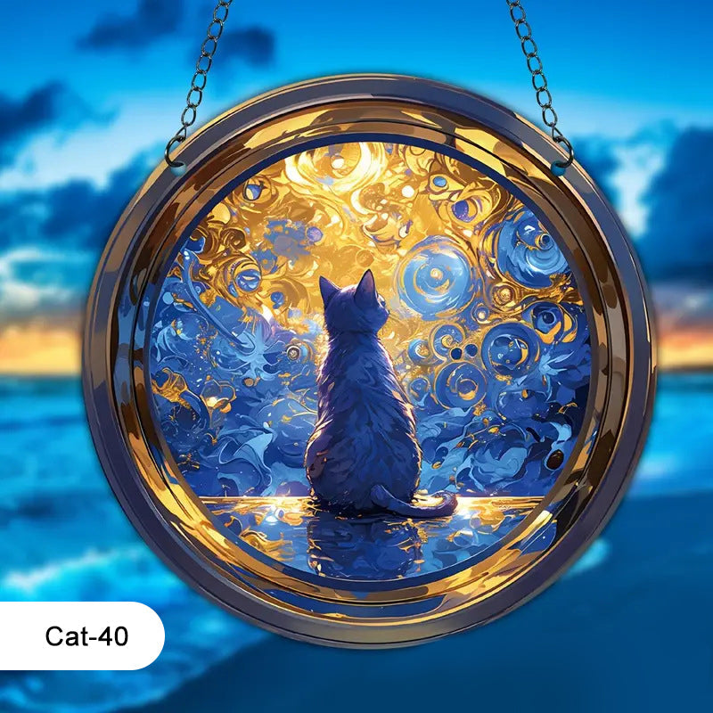 Doppelseitige Acryl-Fensteraufhängedekoration