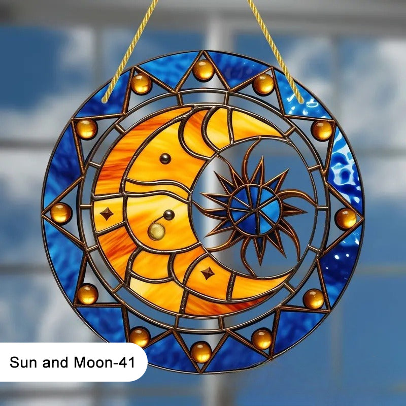 Doppelseitige Acryl-Fensteraufhängedekoration