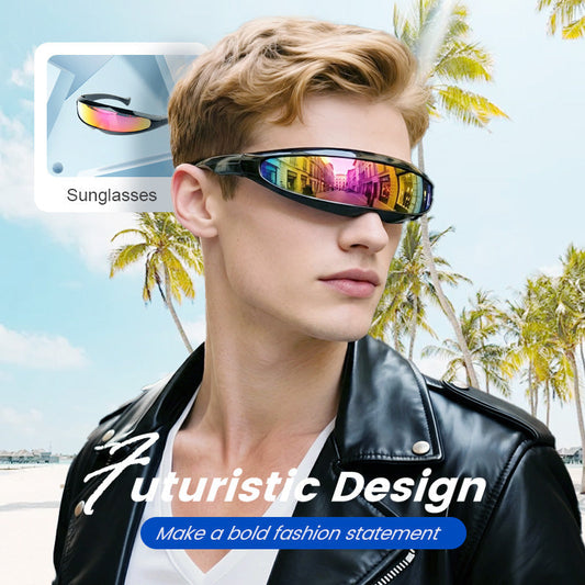 🌞👓 50% reduziert – Futuristische Sonnenbrille mit 💎✨ 100% UV-Schutz und stylishem Tragekomfort