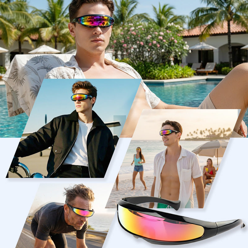 🌞👓 50% reduziert – Futuristische Sonnenbrille mit 💎✨ 100% UV-Schutz und stylishem Tragekomfort