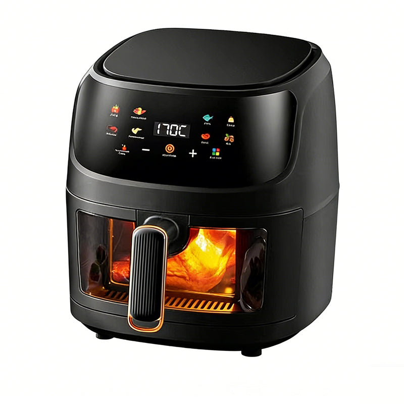 Digitale Heißluftfritteuse mit Sichtfenster