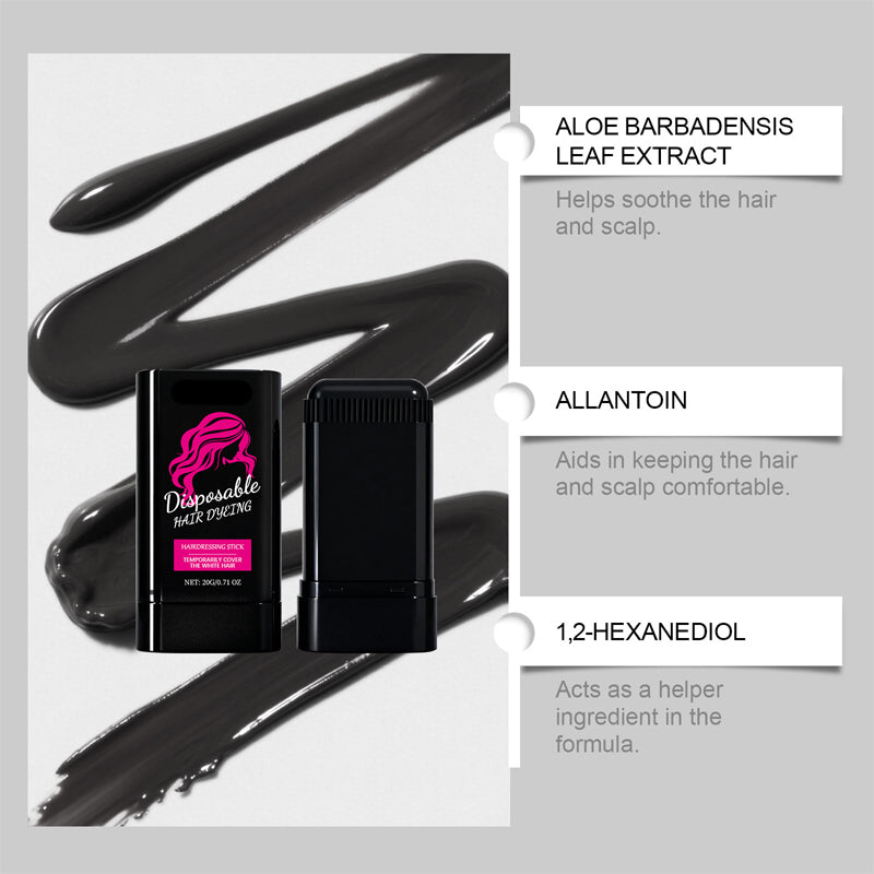 Wasserfester Haarfarbstift mit Kamm