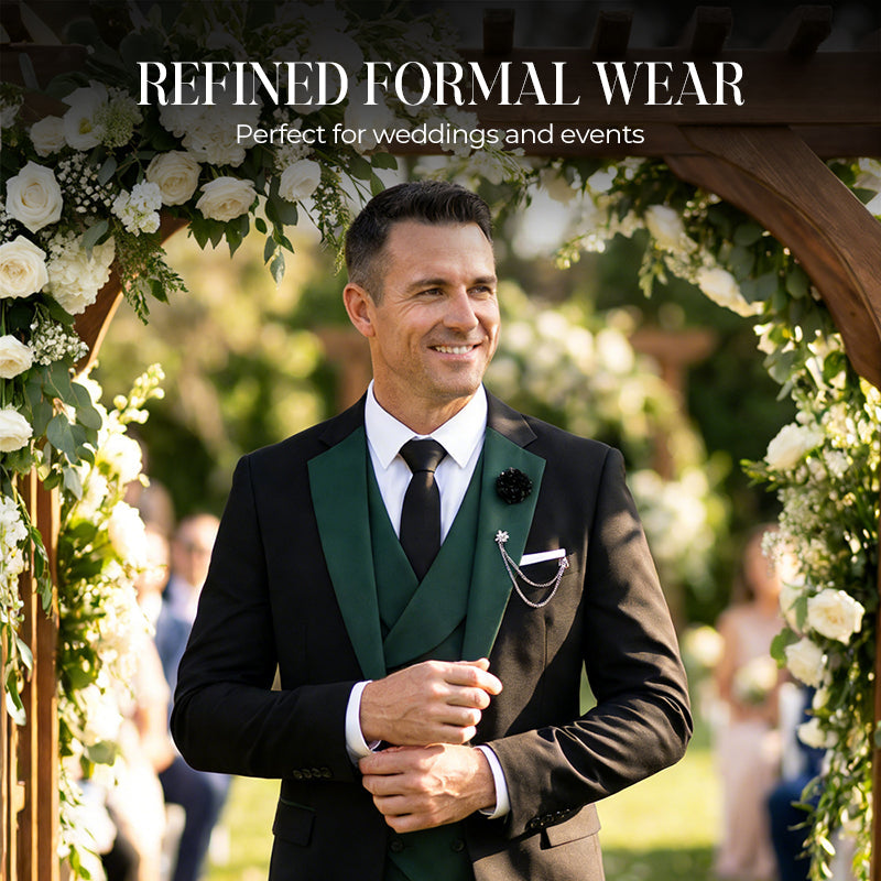 🤵 60% RABATT! ✨ Moderner Hochzeitsanzug im Kontrast-Design – Elegante Silhouette, Zeitgenössischer Look & Perfekte Passform 💍