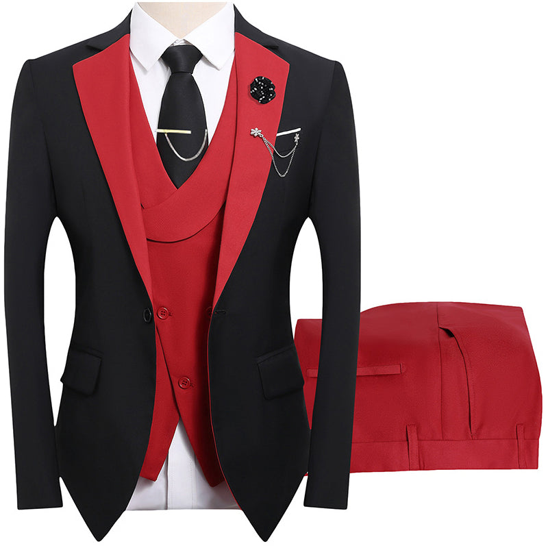 🤵 60% RABATT! ✨ Moderner Hochzeitsanzug im Kontrast-Design – Elegante Silhouette, Zeitgenössischer Look & Perfekte Passform 💍