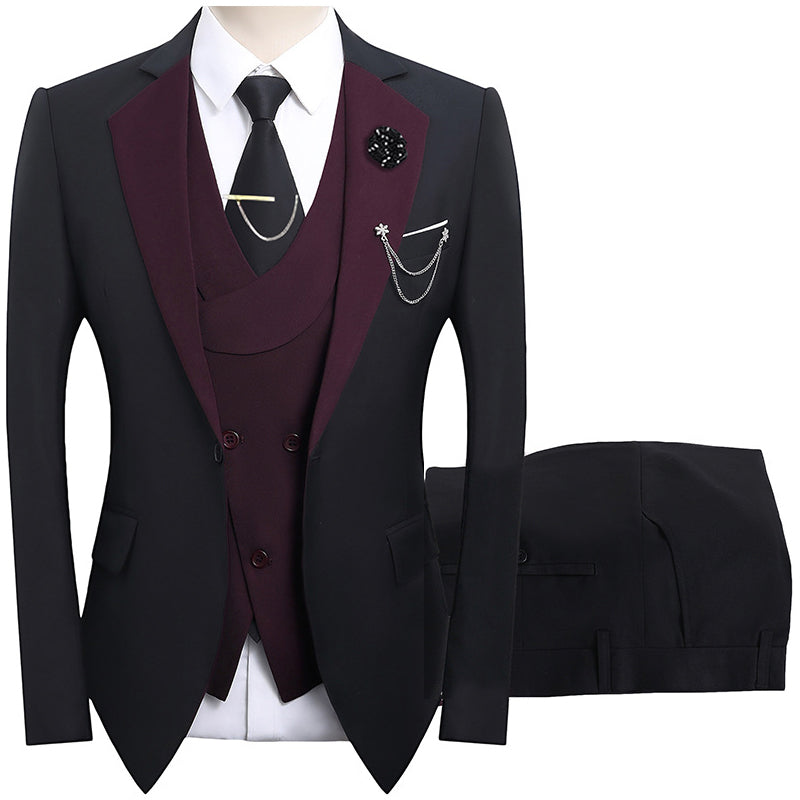 🤵 60% RABATT! ✨ Moderner Hochzeitsanzug im Kontrast-Design – Elegante Silhouette, Zeitgenössischer Look & Perfekte Passform 💍
