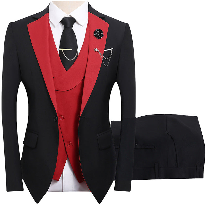 🤵 60% RABATT! ✨ Moderner Hochzeitsanzug im Kontrast-Design – Elegante Silhouette, Zeitgenössischer Look & Perfekte Passform 💍