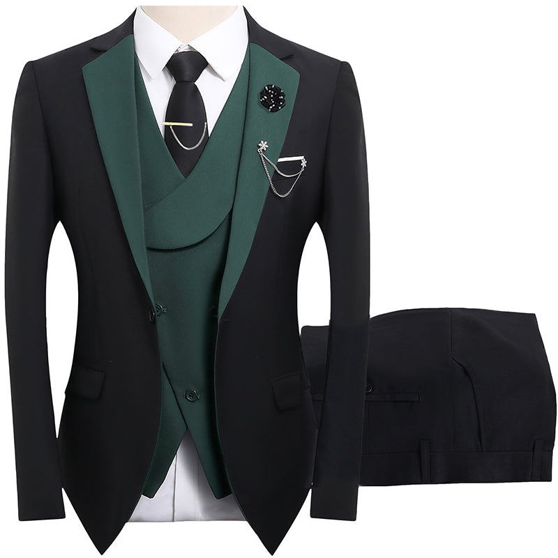 🤵 60% RABATT! ✨ Moderner Hochzeitsanzug im Kontrast-Design – Elegante Silhouette, Zeitgenössischer Look & Perfekte Passform 💍