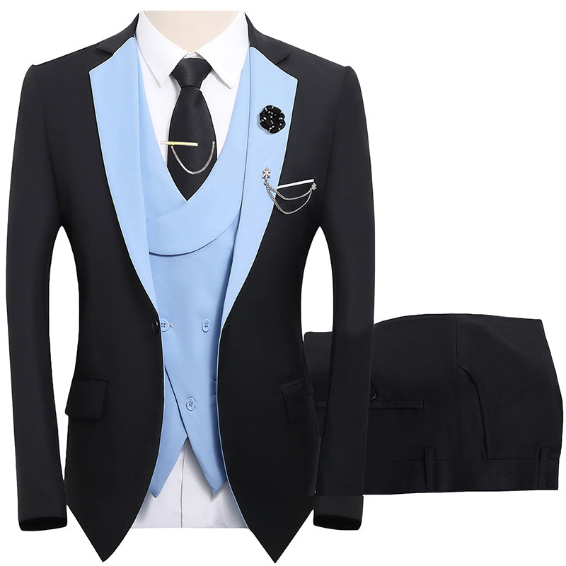 🤵 60% RABATT! ✨ Moderner Hochzeitsanzug im Kontrast-Design – Elegante Silhouette, Zeitgenössischer Look & Perfekte Passform 💍