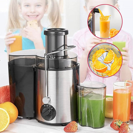🍊 60% RABATT! ⚡ Schneller Elektrischer Entsafter für den Hausgebrauch – Automatische Saftgewinnung, Kraftvoller Motor & Leichte Reinigung 🥤