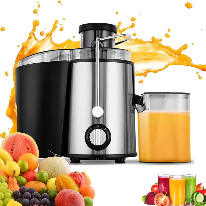🍊 60% RABATT! ⚡ Schneller Elektrischer Entsafter für den Hausgebrauch – Automatische Saftgewinnung, Kraftvoller Motor & Leichte Reinigung 🥤