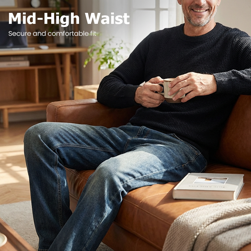 🔥Solange der Vorrat reicht 40 % Rabatt!🎉Herren-Stretchjeans mit geradem Bein