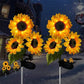 🌻🔥🔥🔥Wasserdichte Sonnenblume mit Solarpanel