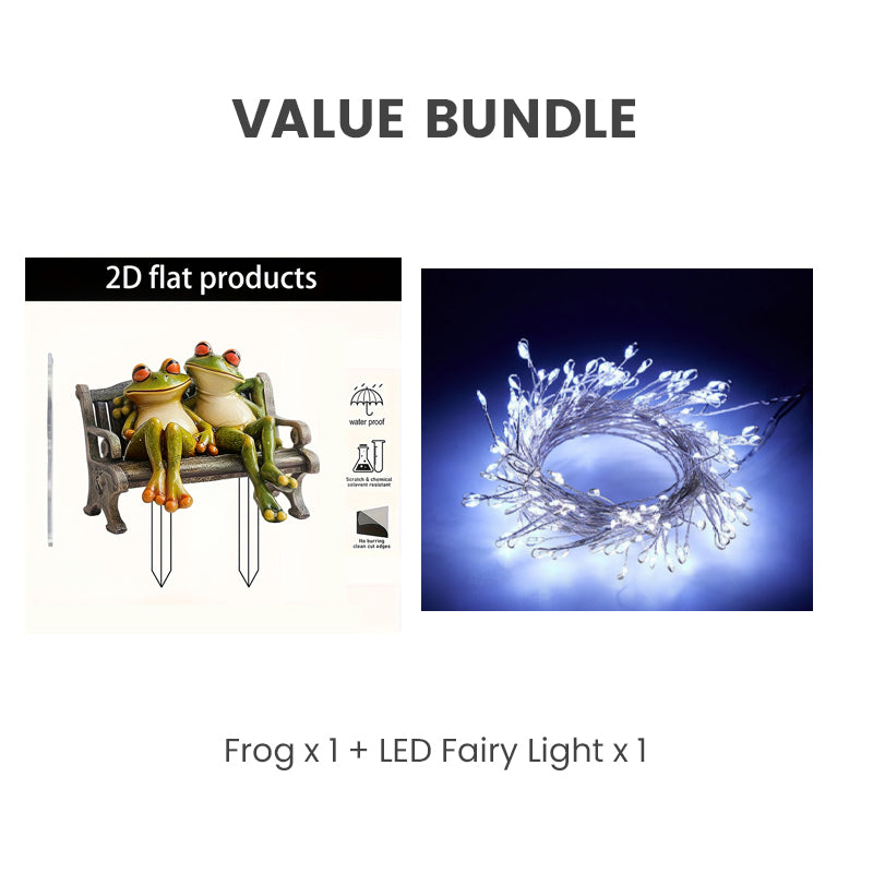 🌿 2D Acryl-Dekostecker für Blumentöpfe – Flaches Gartenmotiv als stilvolle Pflanzendekoration