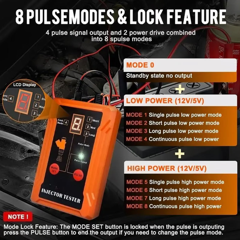 🔧 60% RABATT! ⚙️ Professionelles 4-Modus-Werkzeug zum Testen & Reinigen von Einspritzdüsen – Präzise Diagnose, Universell & Einfach zu Bedienen 🚗