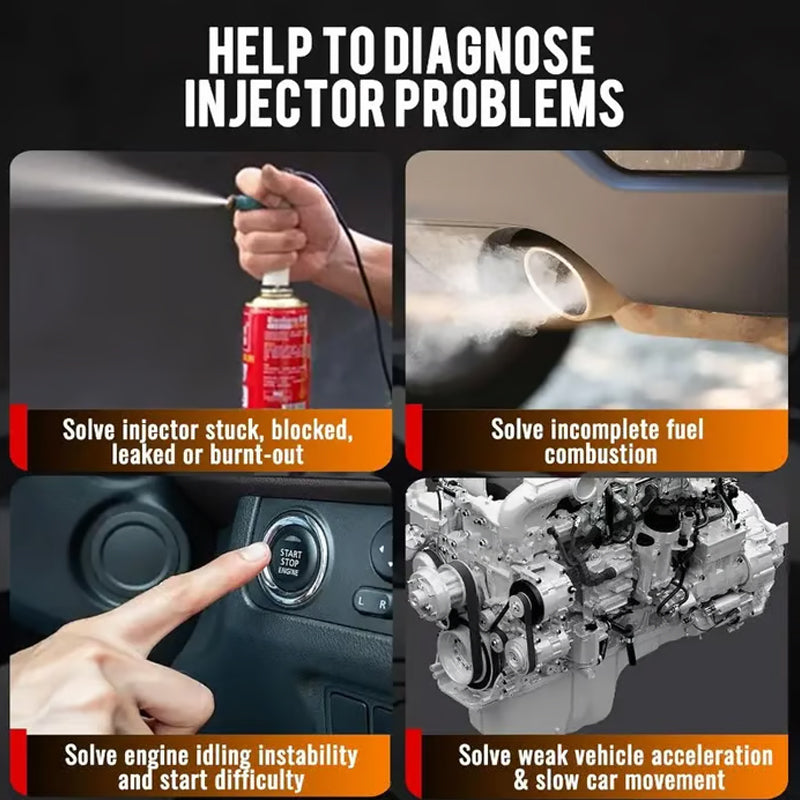 🔧 60% RABATT! ⚙️ Professionelles 4-Modus-Werkzeug zum Testen & Reinigen von Einspritzdüsen – Präzise Diagnose, Universell & Einfach zu Bedienen 🚗