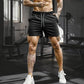 Schnelltrocknende Sportshorts für Herren mit Reißverschlusstaschen