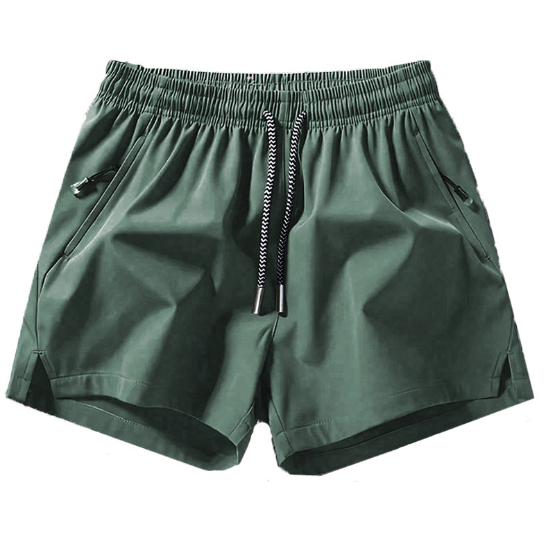 Schnelltrocknende Sportshorts für Herren mit Reißverschlusstaschen