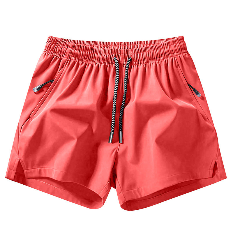 Schnelltrocknende Sportshorts für Herren mit Reißverschlusstaschen
