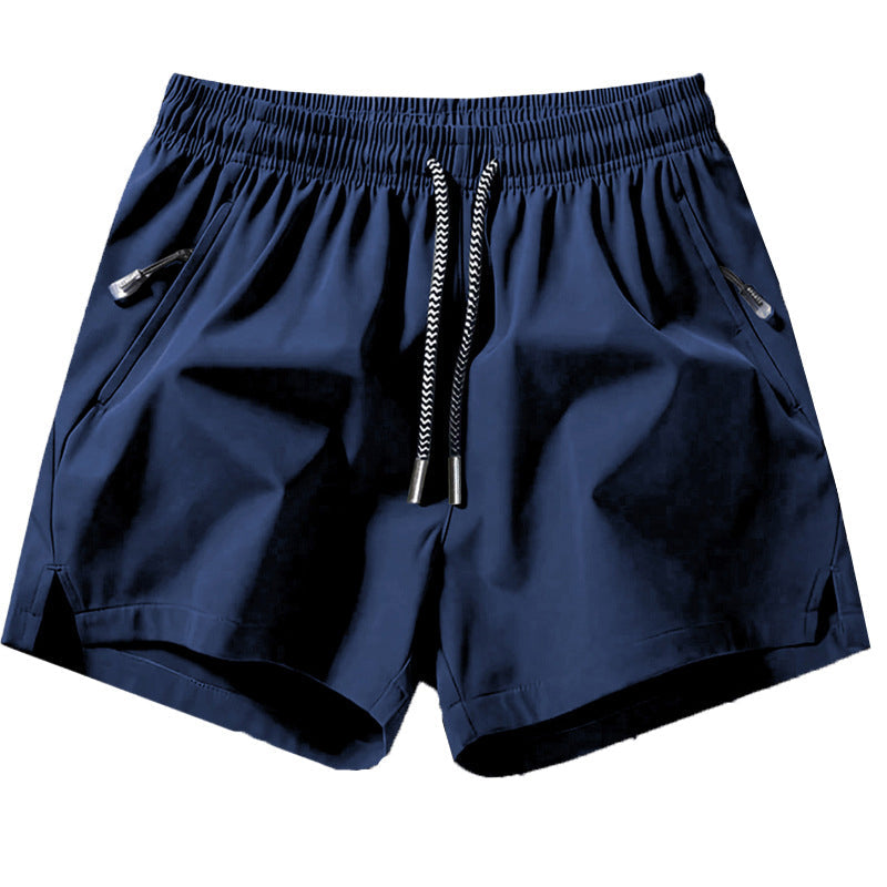Schnelltrocknende Sportshorts für Herren mit Reißverschlusstaschen