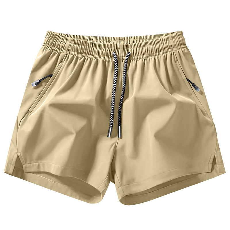 Schnelltrocknende Sportshorts für Herren mit Reißverschlusstaschen