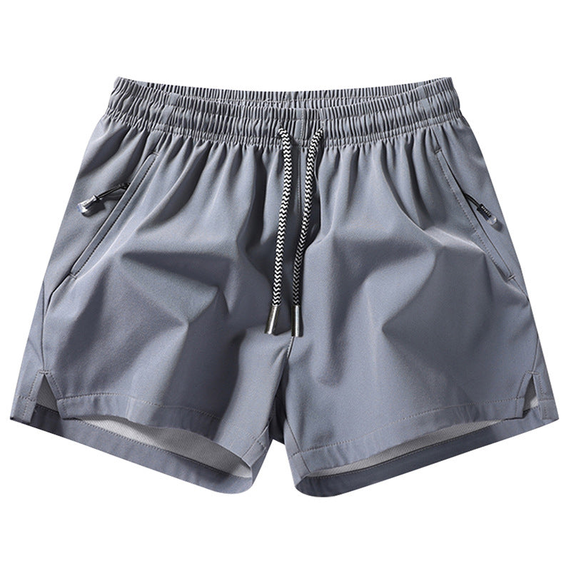 Schnelltrocknende Sportshorts für Herren mit Reißverschlusstaschen