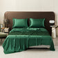 💎 50% RABATT! 💎 Unifarbenes Satin-Spannbettlaken – Haar- & hautfreundlich, Temperaturregulierend & Maschinenwaschbar 🛏️✨