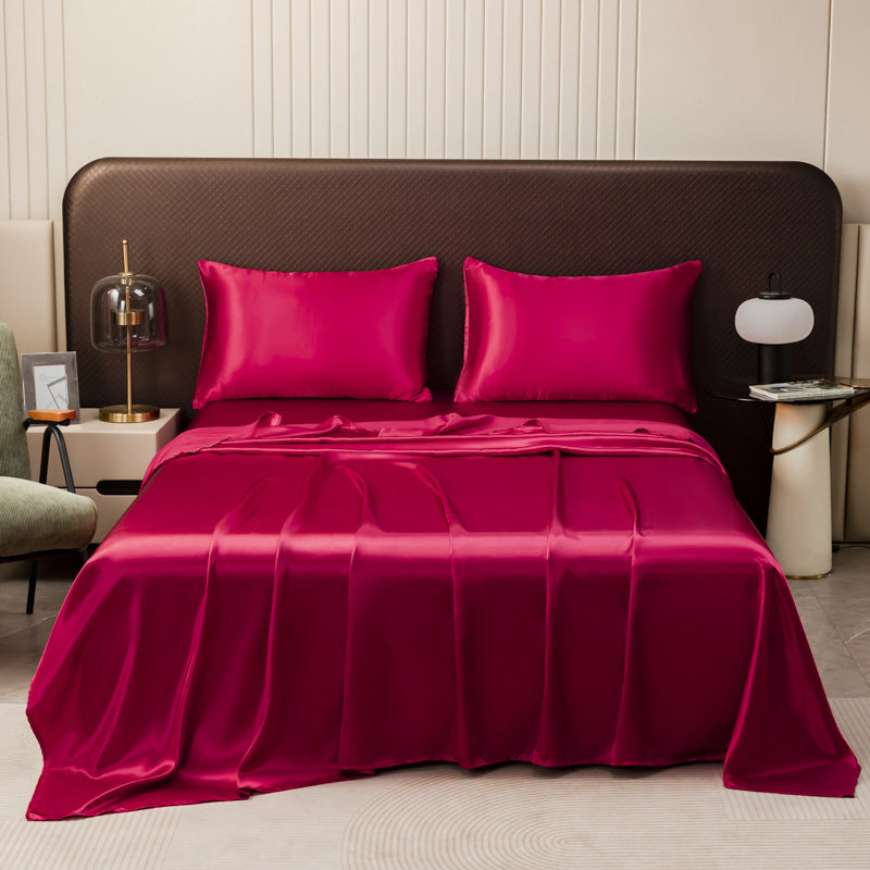 💎 50% RABATT! 💎 Unifarbenes Satin-Spannbettlaken – Haar- & hautfreundlich, Temperaturregulierend & Maschinenwaschbar 🛏️✨