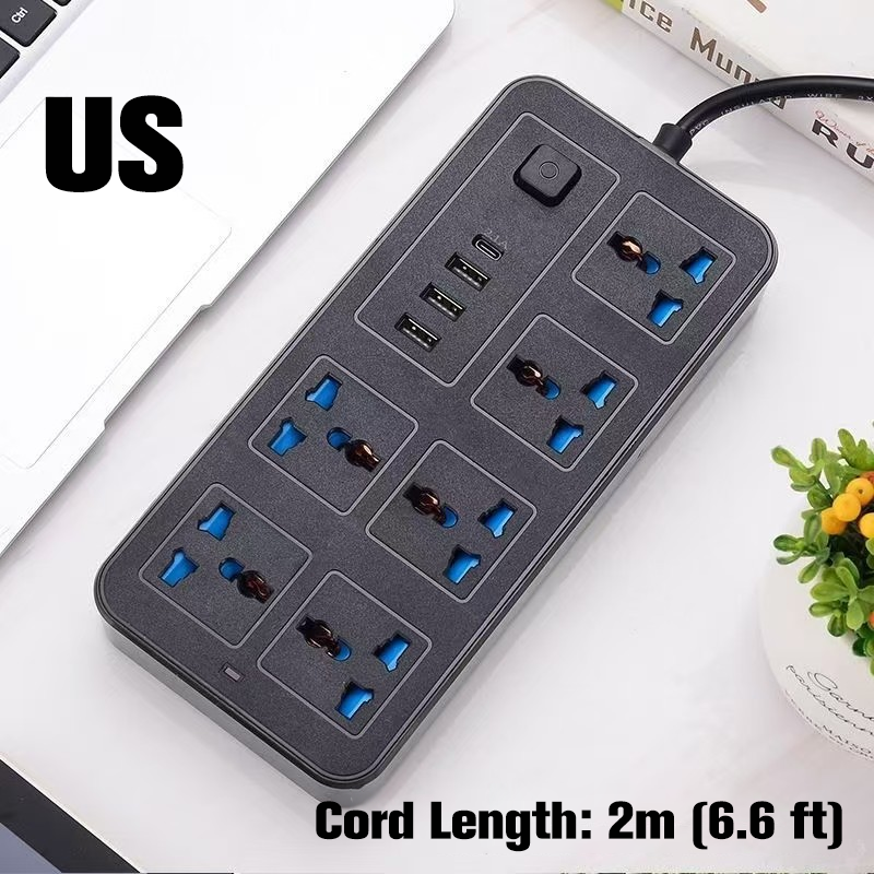 🔌 50% RABATT! ⚡ Mehrfachsteckdose mit langer Verlängerungsschnur – inkl. USB-Ladeanschlüsse, überspannungsschutz & platzsparendem Design 📱