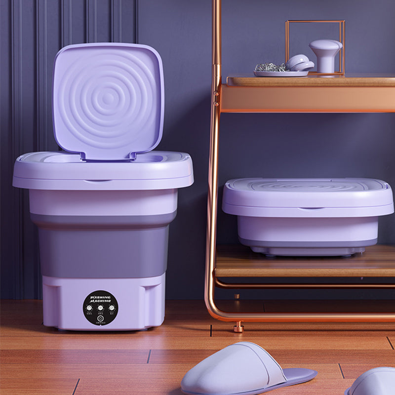 🧺✨ Mini-Falt-Waschmaschine – 8 L Kapazität, 3 Geschwindigkeiten, waschen + schleudern – platzsparend & tragbar. 🏠