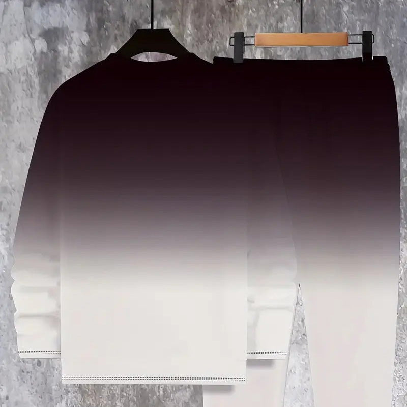 💎 60% RABATT! 💎 Herren-Trainingsanzug mit Farbverlauf – Weich, Atmungsaktiv & Leichtgewicht für Sport und Freizeit 🏃‍♂️👕