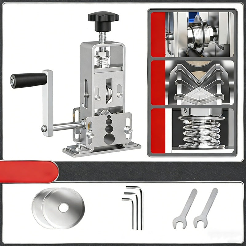 💎 50% RABATT! 💎 Abisoliermaschine für Drähte 1–25 mm – Automatischer Vorschub, Einstellbare Klingen & Dualer Betrieb (Manuell/Motorisiert) ⚙️🔌