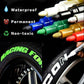 12 Farben wasserfester Lackmarker für Autoreifen