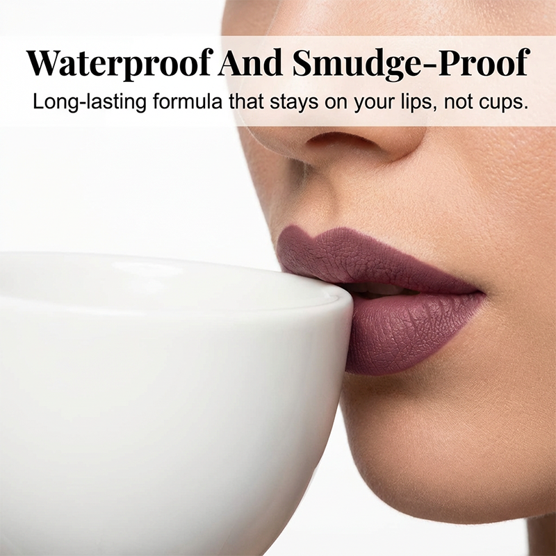 👄 Mattierender Lippenstift mit Anti-Klebe-Effekt 💦 Wasserfest & Langanhaltend