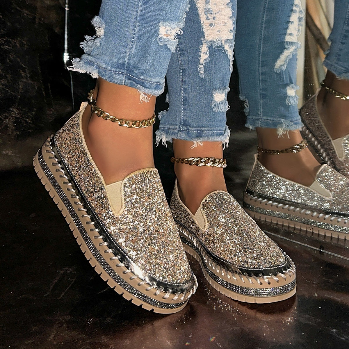 👟【Bequeme Freizeitslipper für Damen】 – Kein Bücken, kein Schnüren, einfach hineinschlüpfen und los geht’s! ✨💨