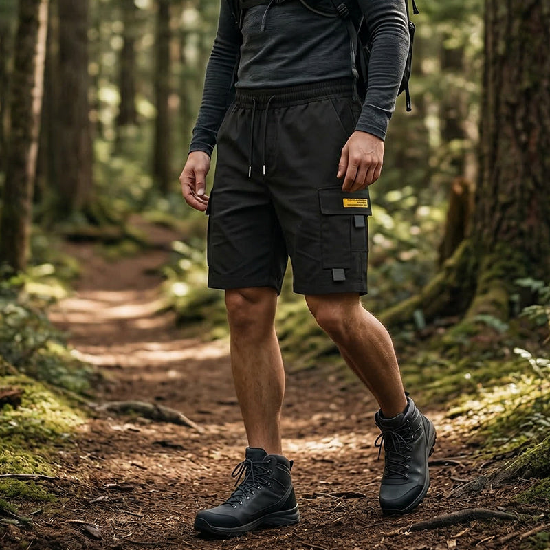 📢📢50 % Rabatt!! ⏰Herren Lässige Cargo-Shorts mit Kordelzug – Praktische Multifunktionstaschen, Verstärkte Nähte & Lockere Passform