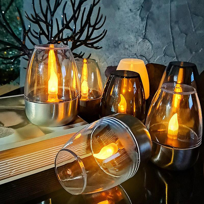 🕯️🌞 Solar-Kerzenlicht für draußen – Wetterfest, stimmungsvolles Garten- & Terrassenlicht
