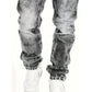 Kreative Stretch-Jeans für Herren, minimalistischer Stil, ideal für den Sommer, Emo-Stil