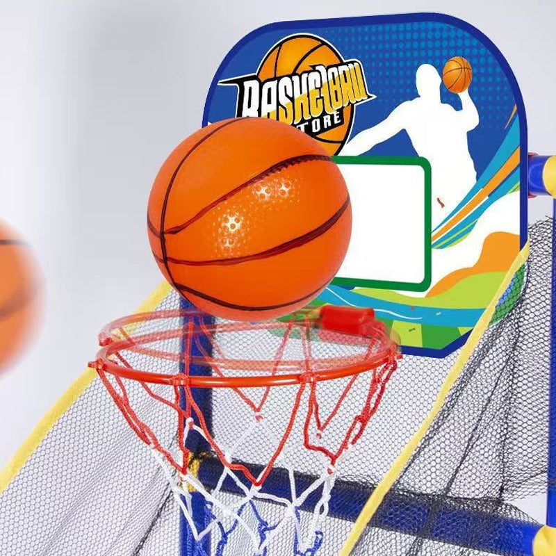 ⏰Jetzt 50 % Rabatt!⛹️Schneller Versand 🚚💨Basketball-Arcade-Spiel für Kinder (Indoor) mit 4 Bällen🏀