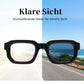 Unisex Sonnenbrille mit dickem quadratischem Rahmen