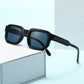 Unisex Sonnenbrille mit dickem quadratischem Rahmen