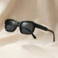 Unisex Sonnenbrille mit dickem quadratischem Rahmen