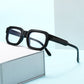 Unisex Sonnenbrille mit dickem quadratischem Rahmen