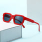 Unisex Sonnenbrille mit dickem quadratischem Rahmen
