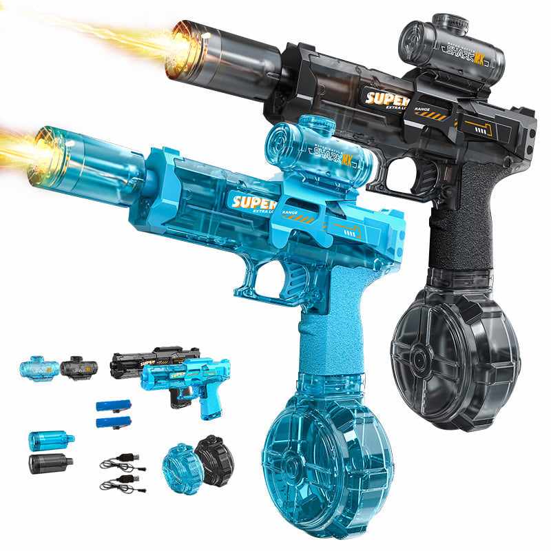 🔥Solange der Vorrat reicht 40 % Rabatt!🎉Elektrische Wasserpistole: Eismaus mit Taschenlampe⚡💦🔥