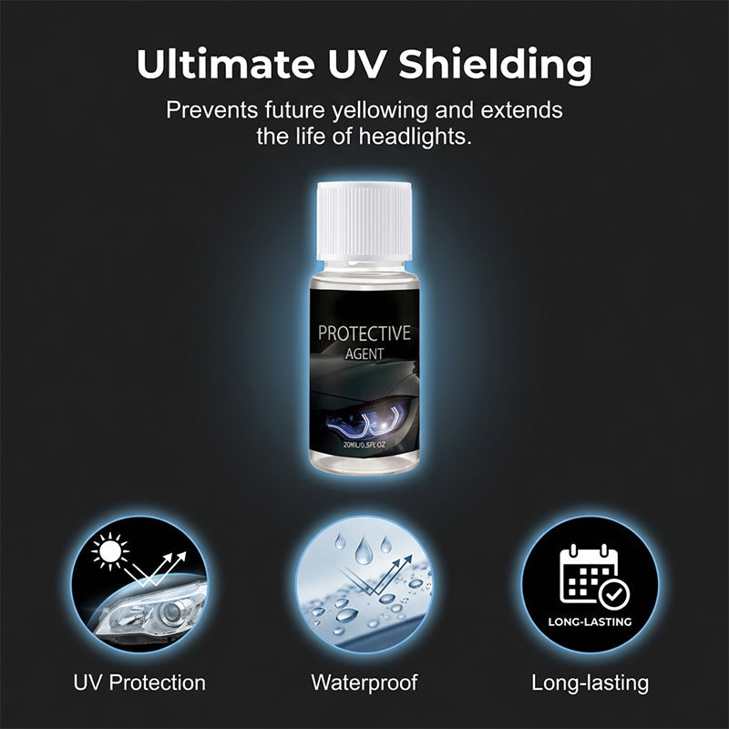 ⏳Zeitlich begrenztes Sonderangebot⏰Professionelles Scheinwerfer-Restaurierungsset – Entfernt Vergilbung und Kratzer, stellt die Klarheit wieder her und bietet UV-Schutz – einfache DIY-Lösung ✨